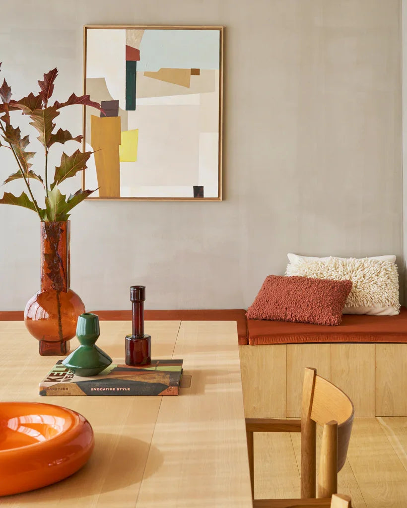 Lou - Centrotavola in ceramica arancione