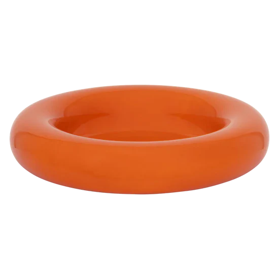 Lou - Centrotavola in ceramica arancione
