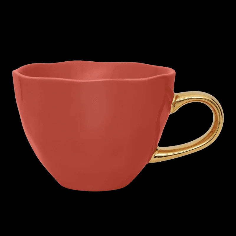 Good Morning - Set 4 tazze da tè rosse