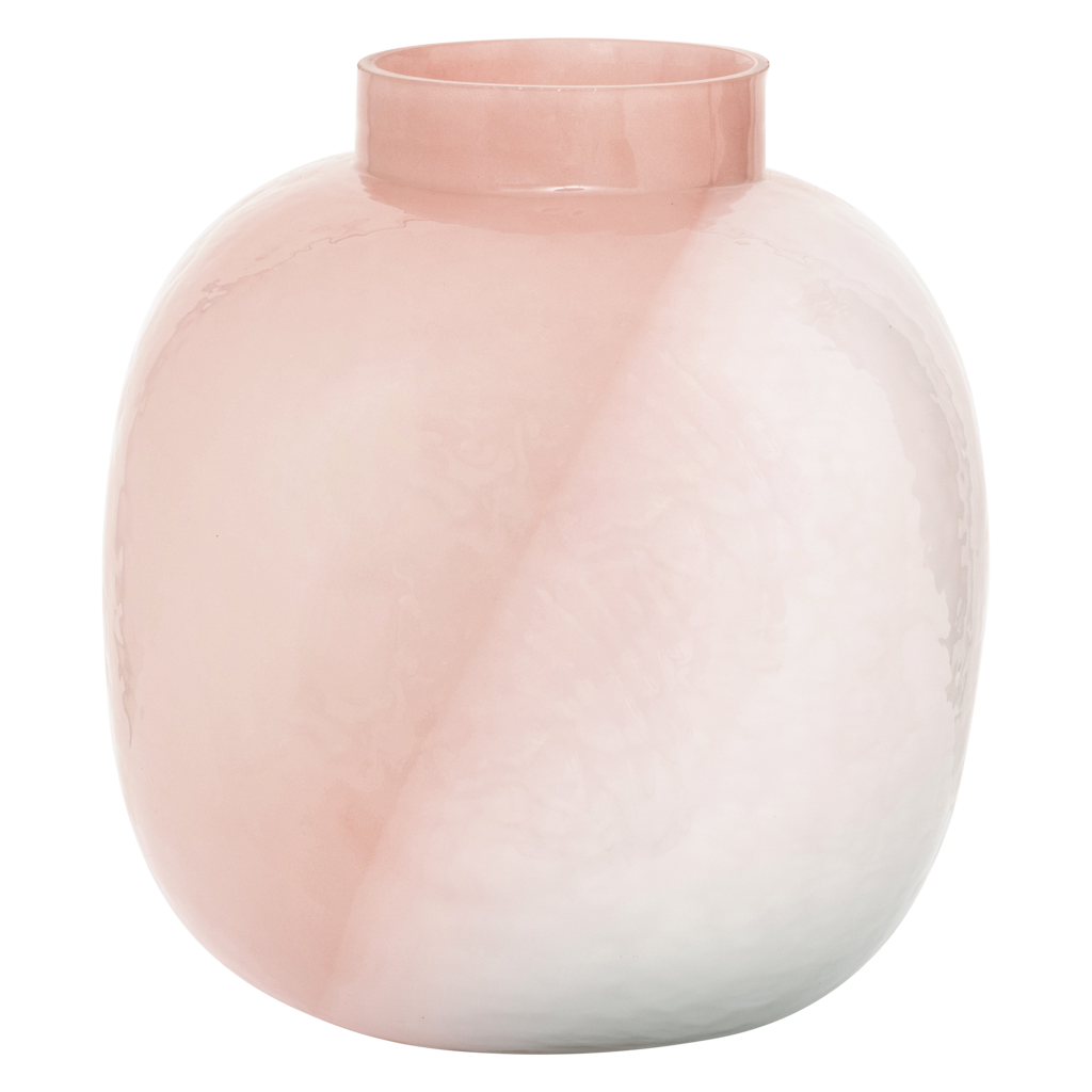 Riva - Vaso in vetro rosa