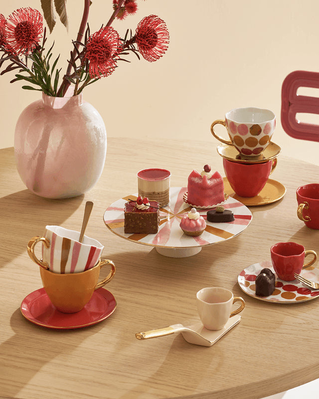 Riva - Vaso in vetro rosa