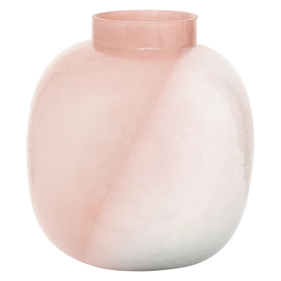 Riva - Vaso in vetro rosa