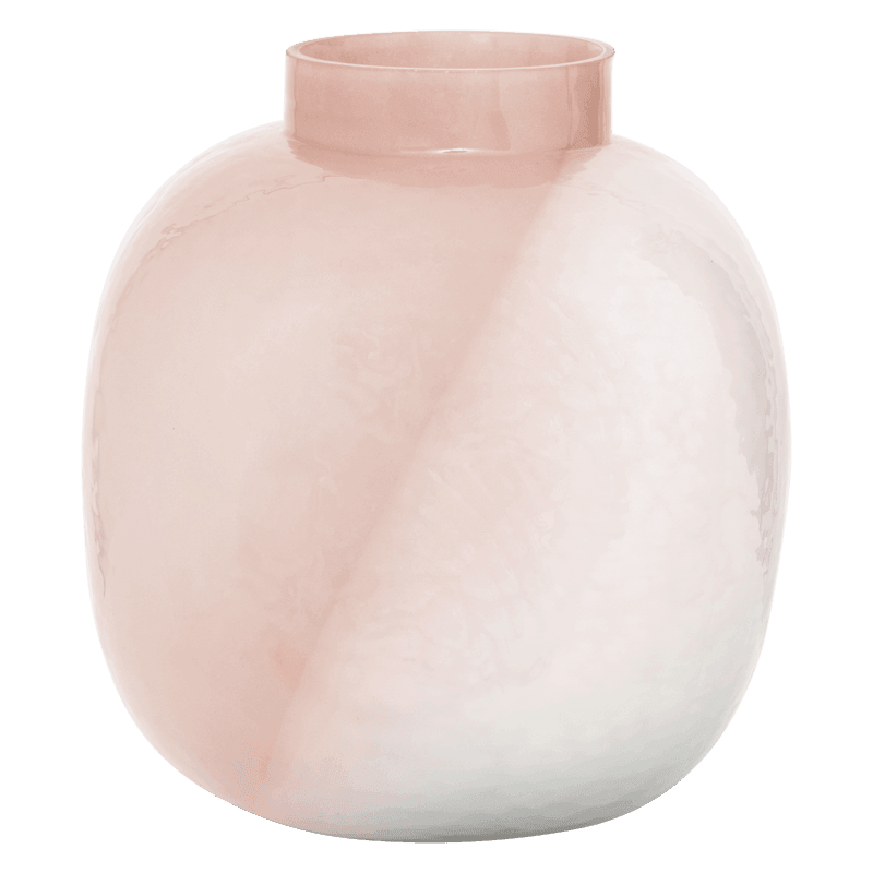 Riva - Vaso in vetro rosa
