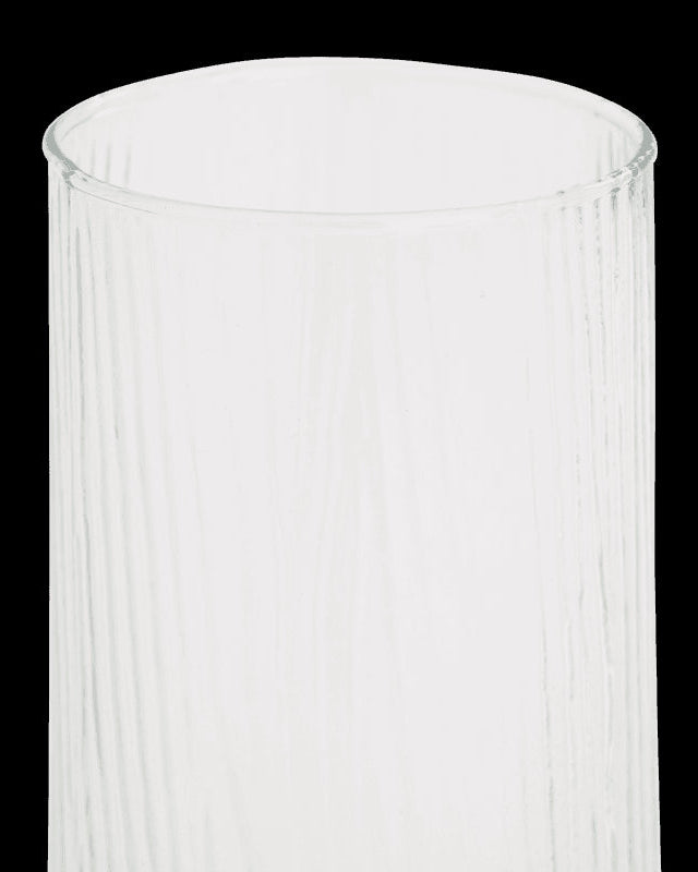 Havet - Vaso inclinato in vetro riciclato trasparente