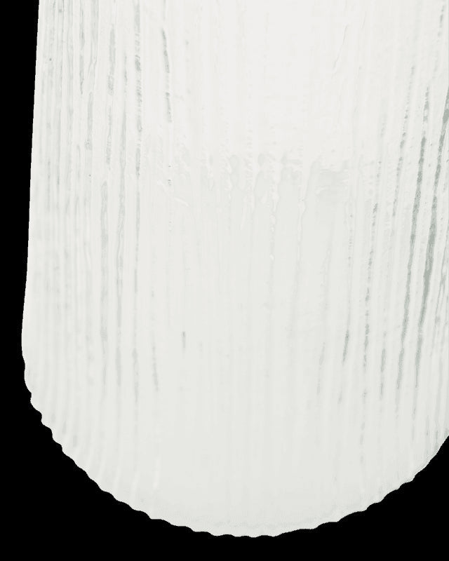 Havet - Vaso inclinato in vetro riciclato trasparente