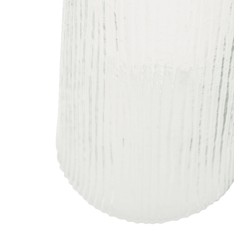 Havet - Vaso inclinato in vetro riciclato trasparente