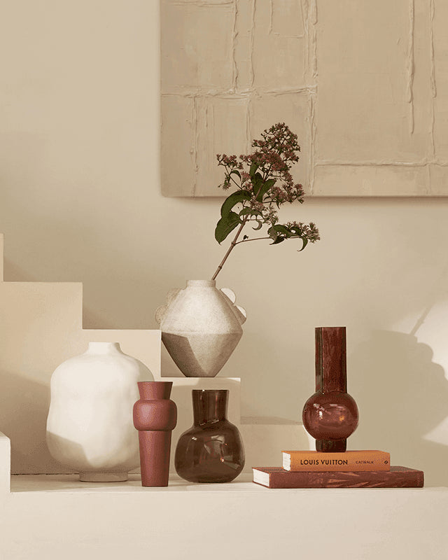 Thor - Vaso in alluminio color ruggine