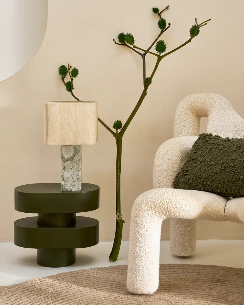 Suvi - Lampada da tavolo con base in marmo
