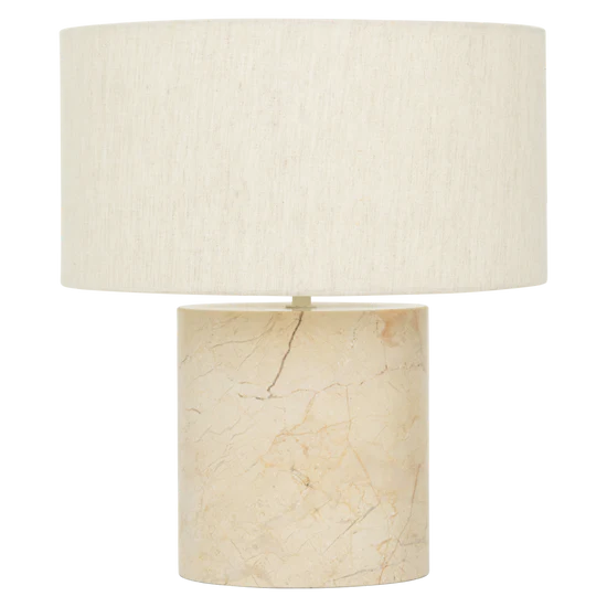 Tyra - Lampada da tavolo con base in marmo