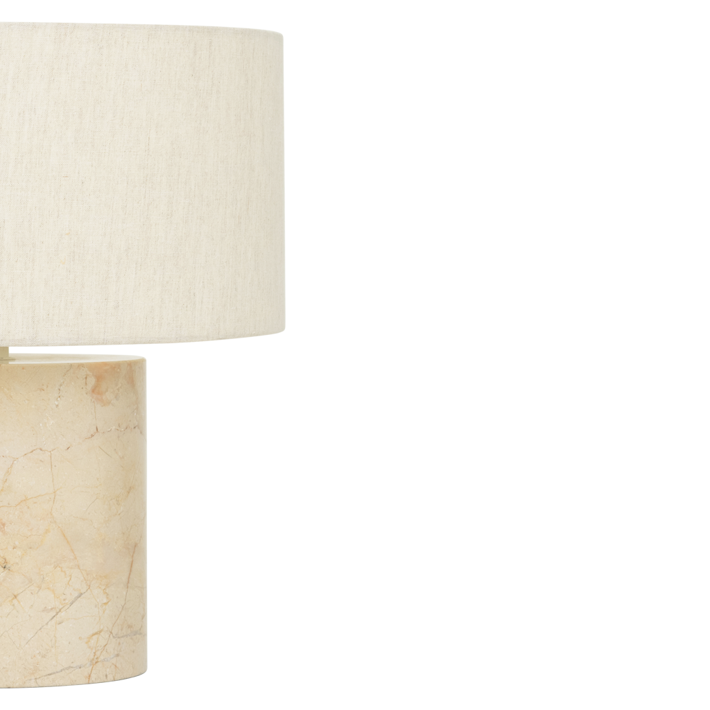 Tyra - Lampada da tavolo con base in marmo