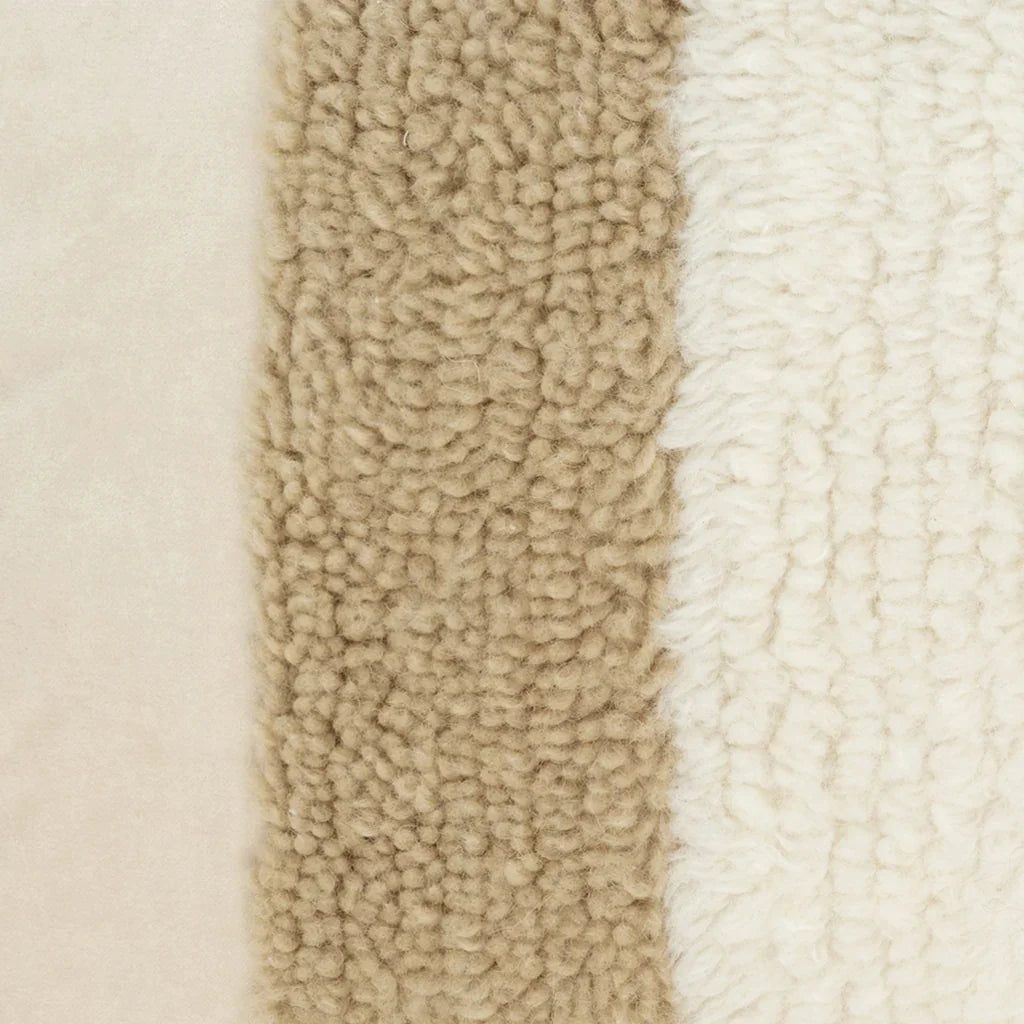 Noah - cuscino bianco e beige
