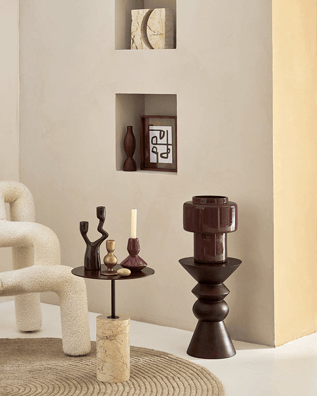 Luova - side table in legno di mango