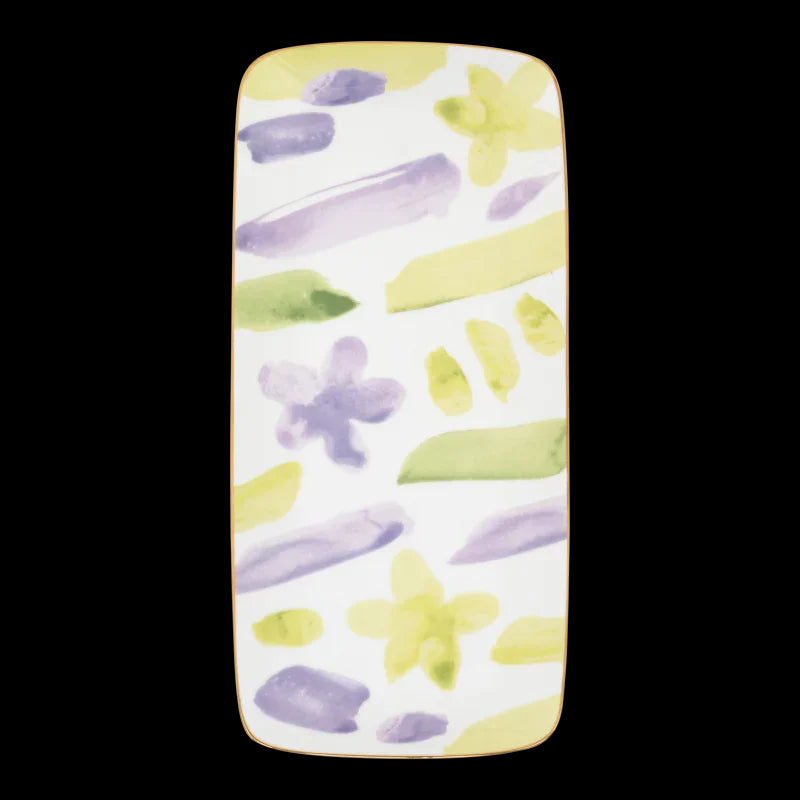 Good Morning - Piatto per torta fantasia florale Kusha