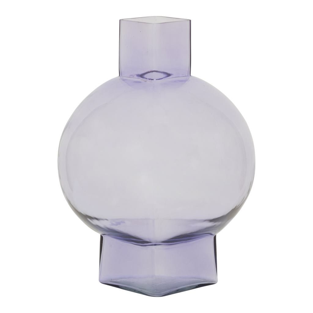 Cho - vaso in vetro riciclato orchidea