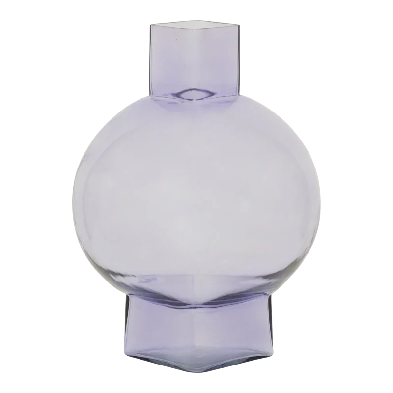 Cho - vaso in vetro riciclato orchidea