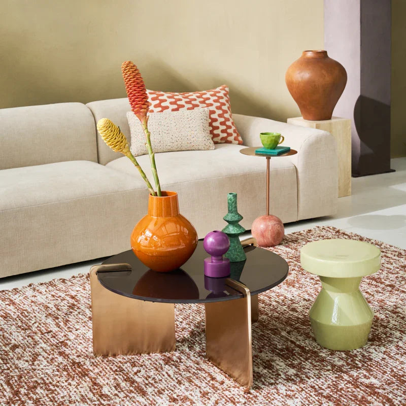 Cody - vaso in terracotta arancione