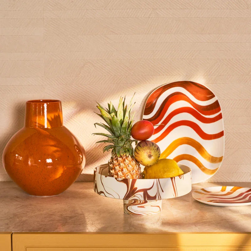 Cody - vaso in terracotta arancione