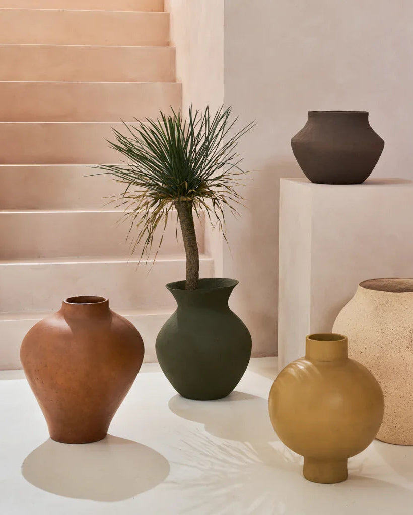 Ilo - vaso in ceramica sabbia