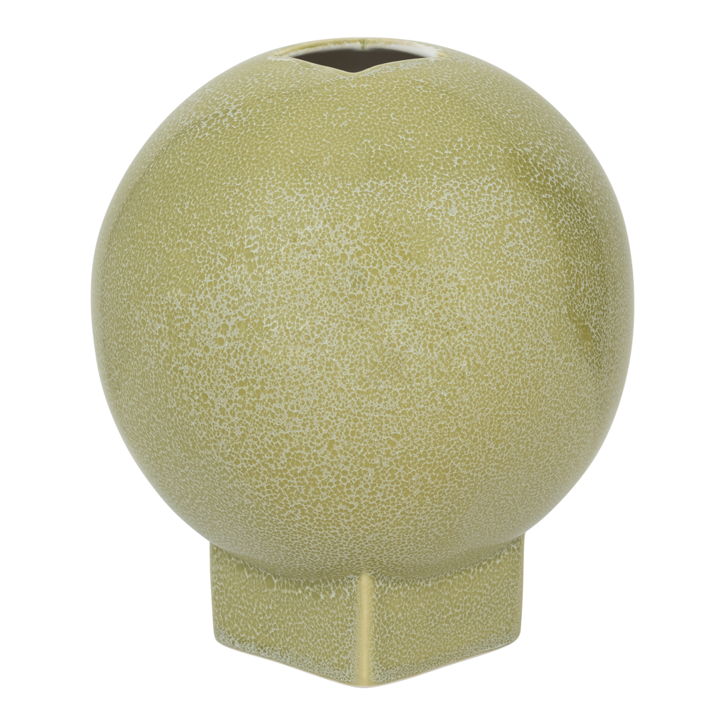 Esfera - vaso in terracotta verde chiaro