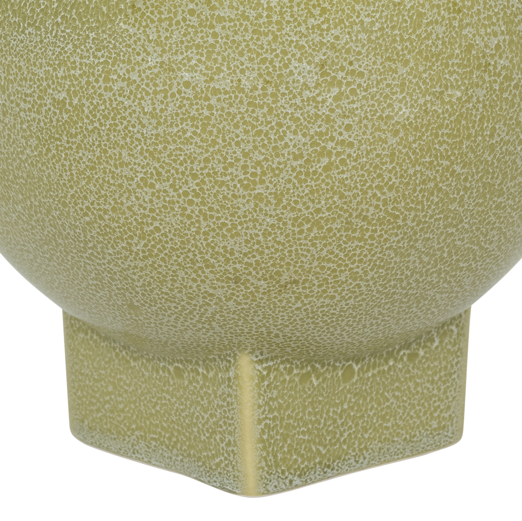 Esfera - vaso in terracotta verde chiaro
