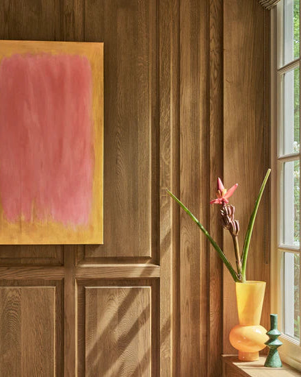 Keiko - Vaso alto in vetro riciclato arancione dorato