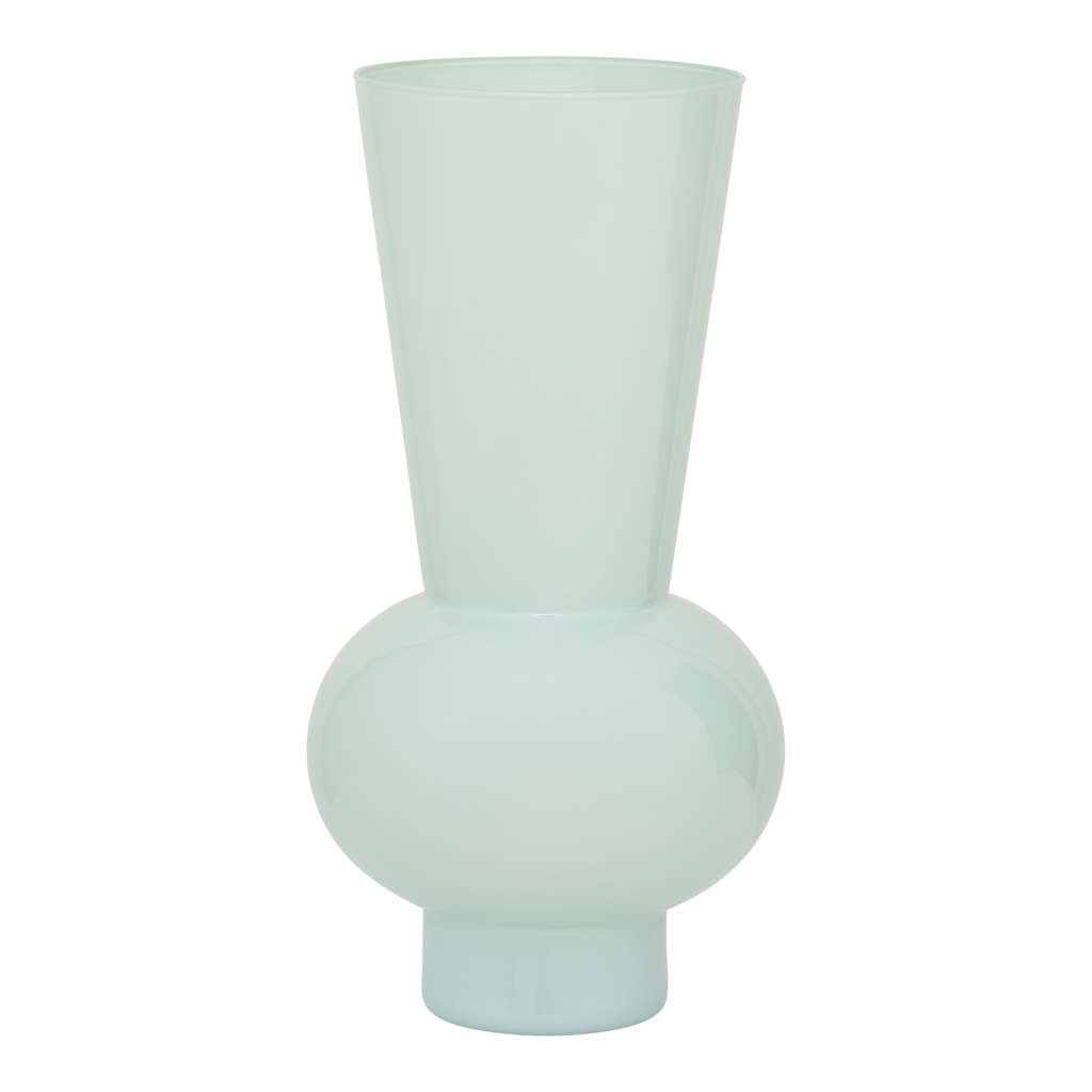 Keiko - Vaso alto in vetro riciclato grigio minerale