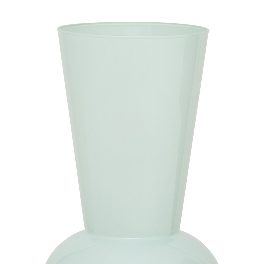 Keiko - Vaso alto in vetro riciclato grigio minerale
