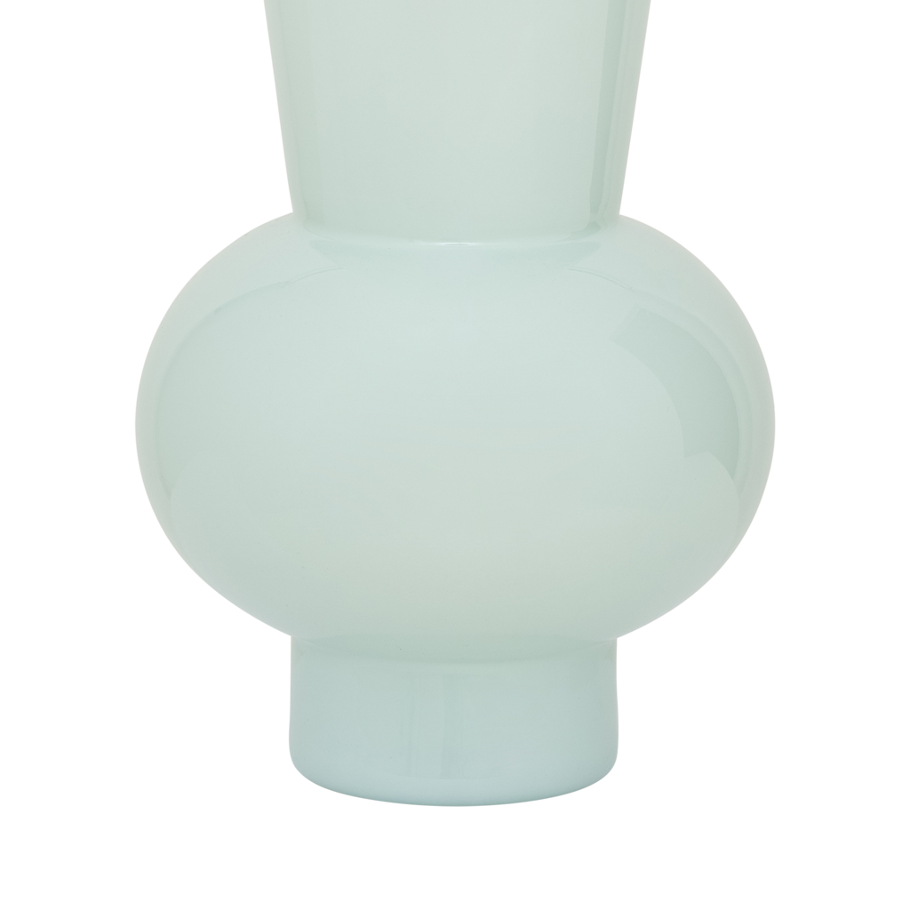 Keiko - Vaso alto in vetro riciclato grigio minerale