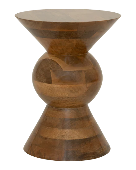 Lustro - side table in legno di mango