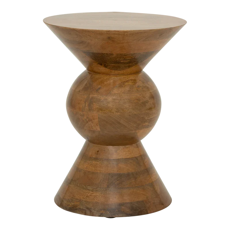 Lustro - side table in legno di mango