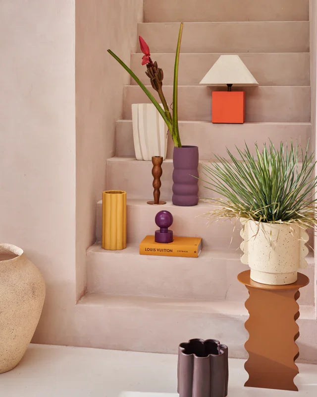 Wavy - Side table in metallo