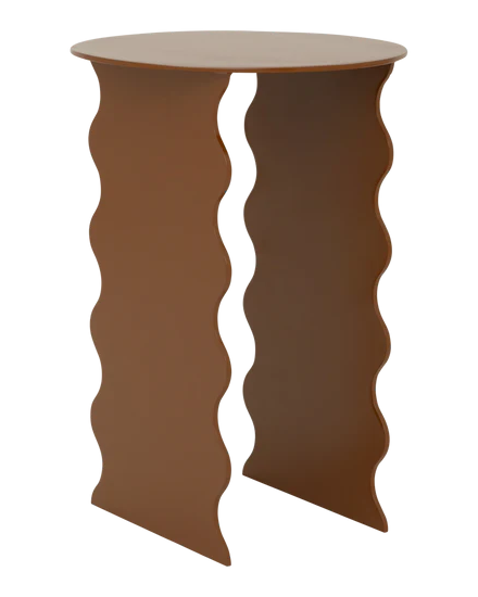 Wavy - Side table in metallo