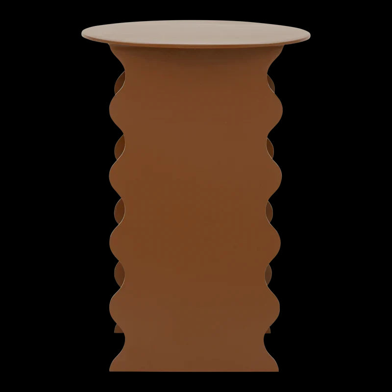 Wavy - Side table in metallo