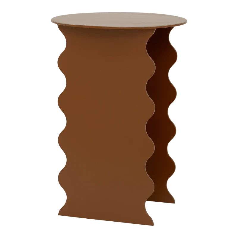 Wavy - Side table in metallo