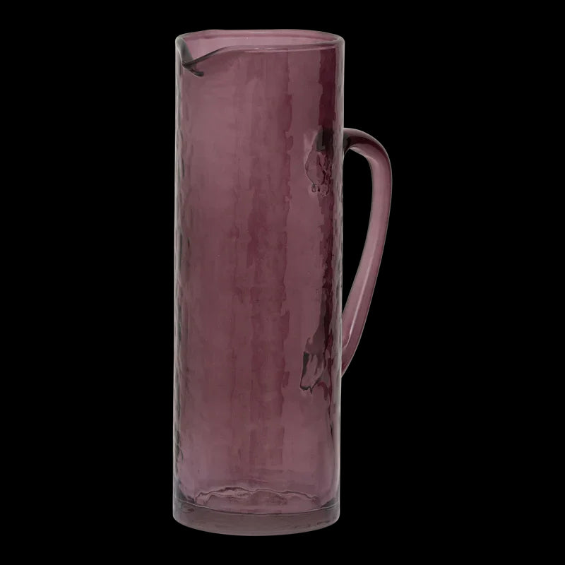 Fudge - Caraffa in vetro color vinaccia