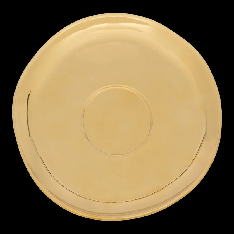 Good Morning - Piatto dorato, diametro 15,5 (set di 4)