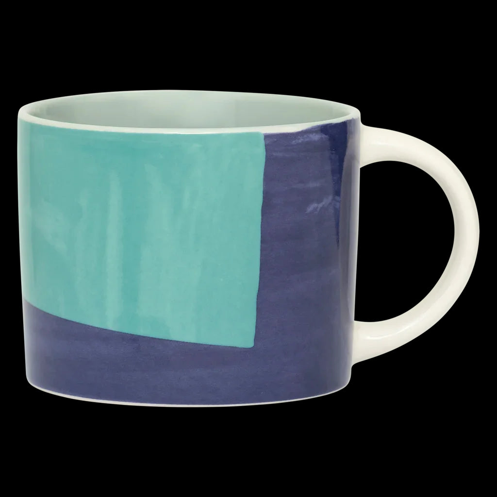 Mug - Tazza verde acqua e blu