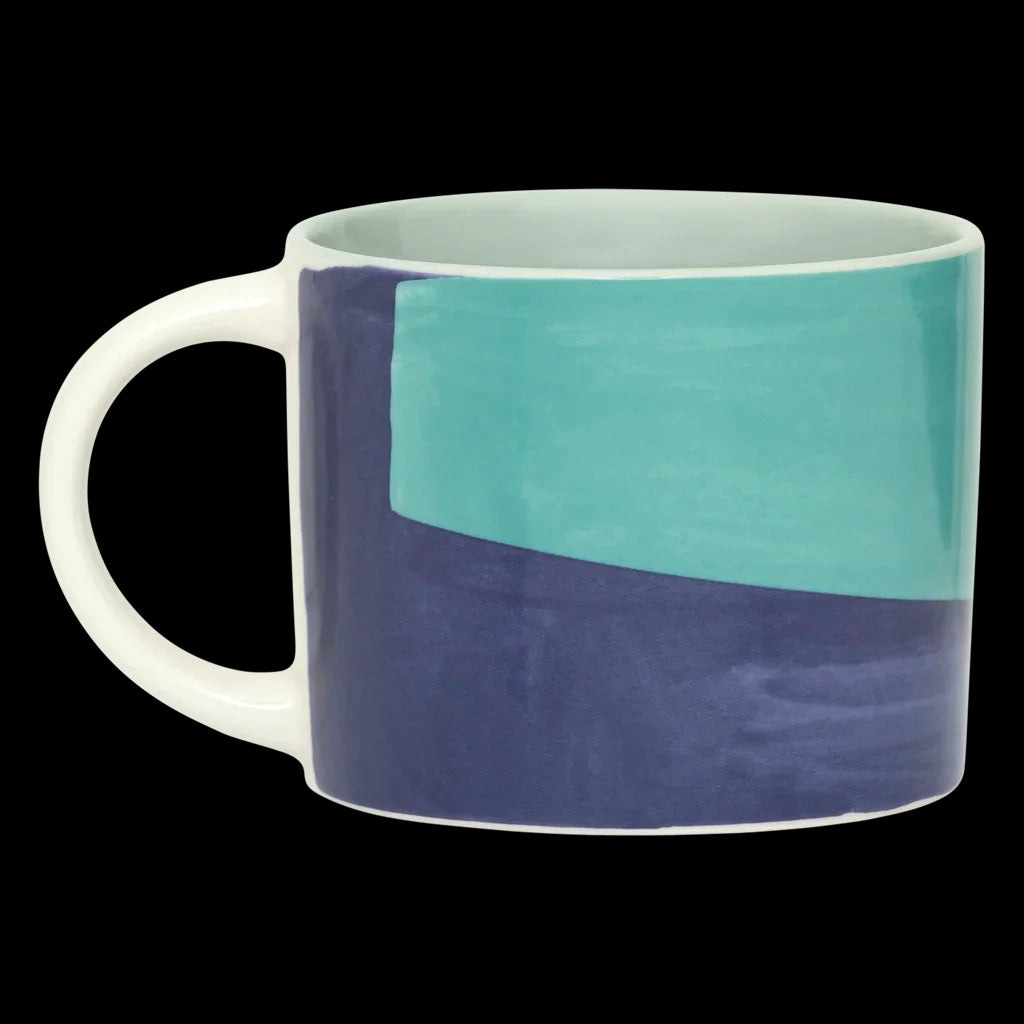 Mug - Tazza verde acqua e blu