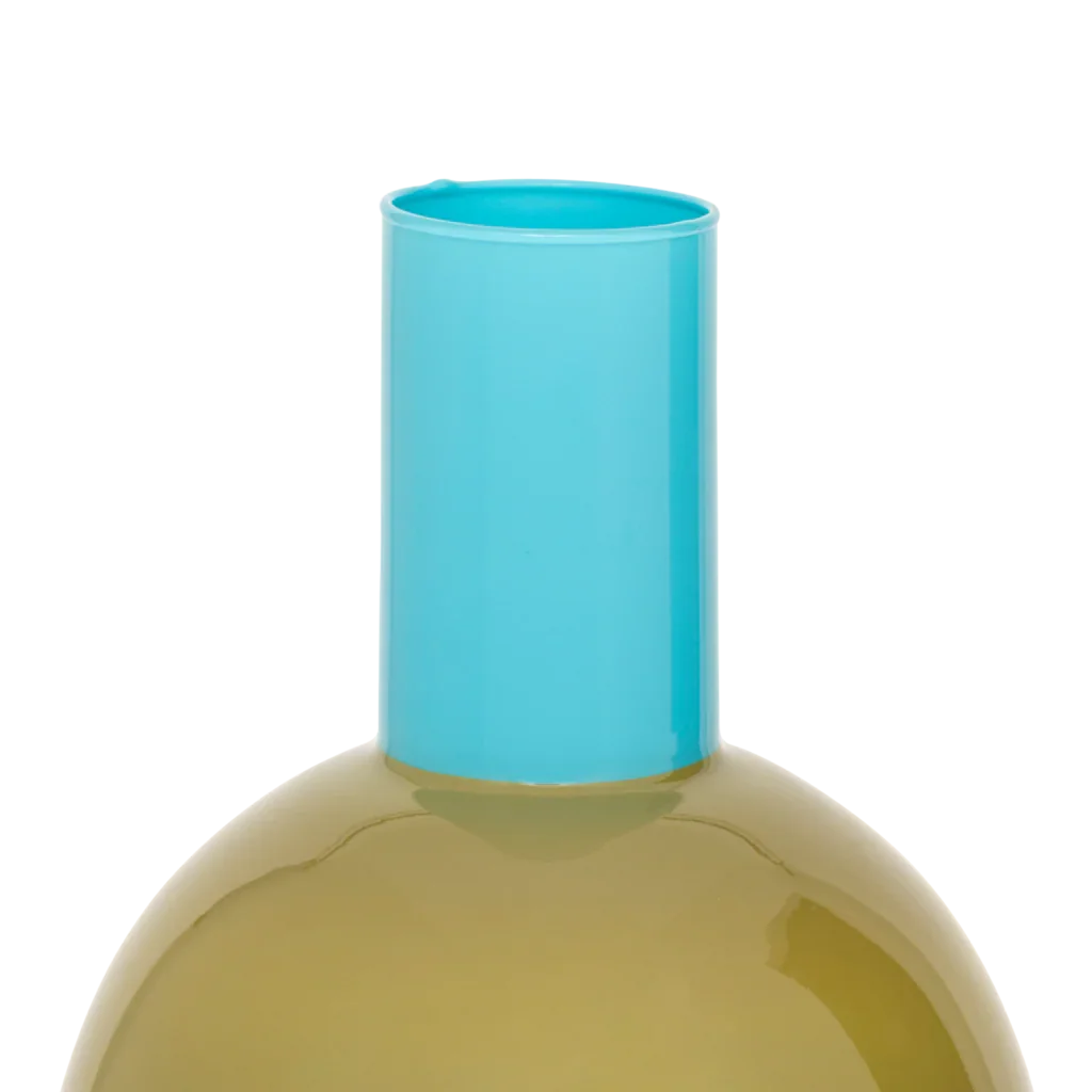 Lahja - Vaso in vetro riciclato tre colori