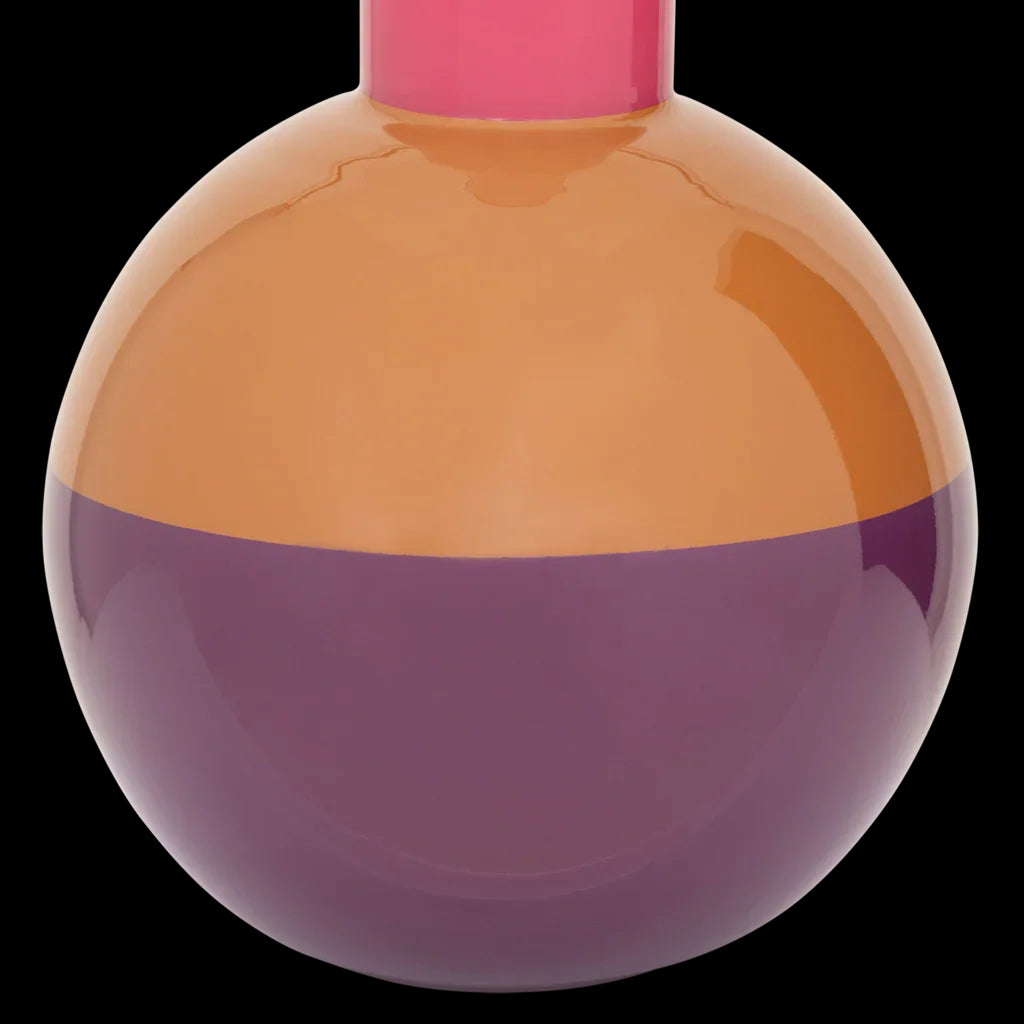 Lahja - vaso in vetro riciclato colorato