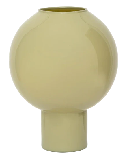 Pale - Vaso in vetro riciclato verde