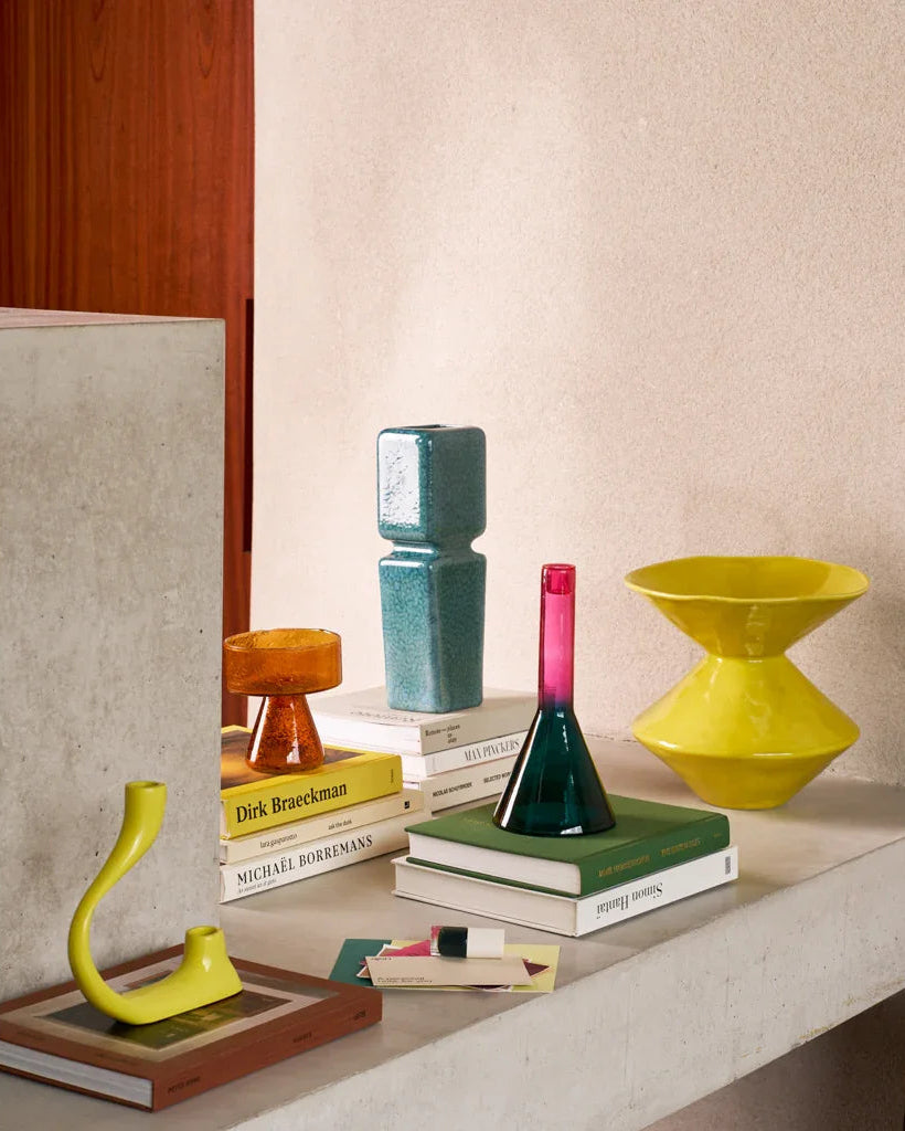 Anders - vaso in ceramica azzurro