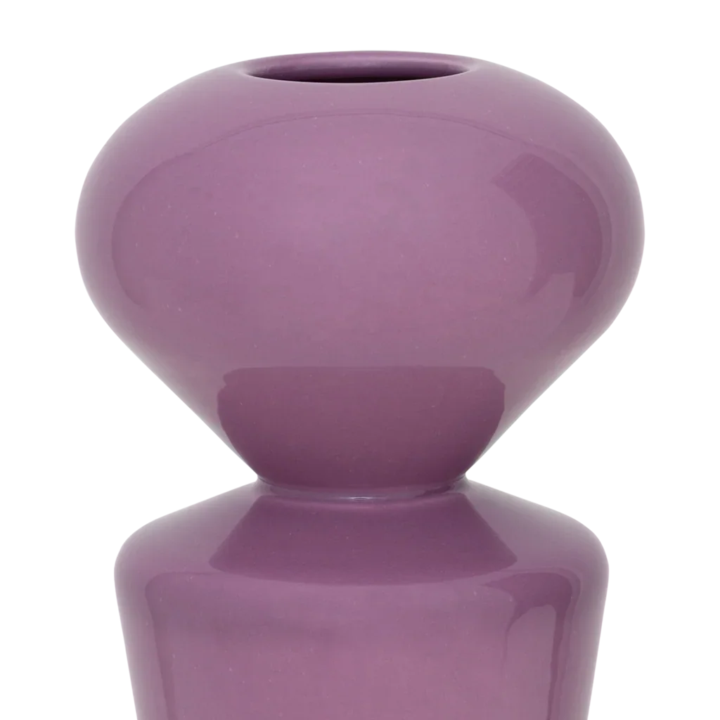 Freja - Vaso in ceramica viola