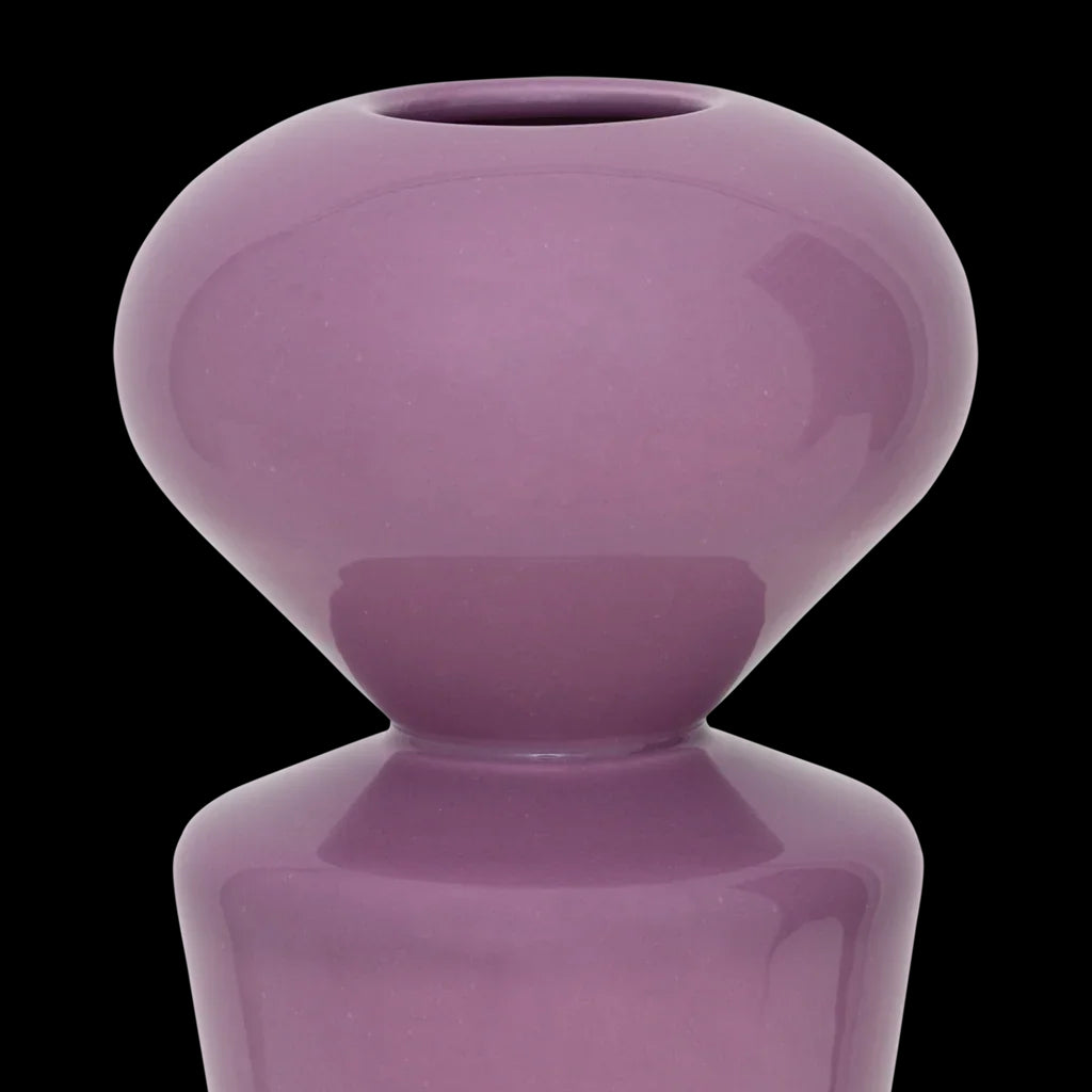 Freja - vaso in ceramica viola
