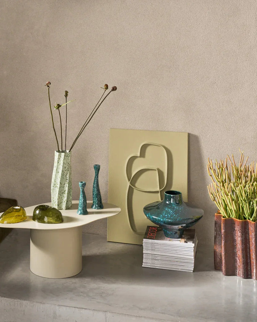 Maya - vaso in ceramica blu