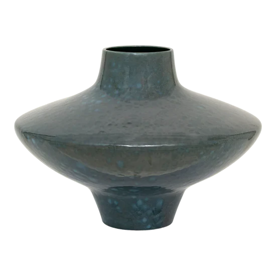 Maya - vaso in ceramica blu