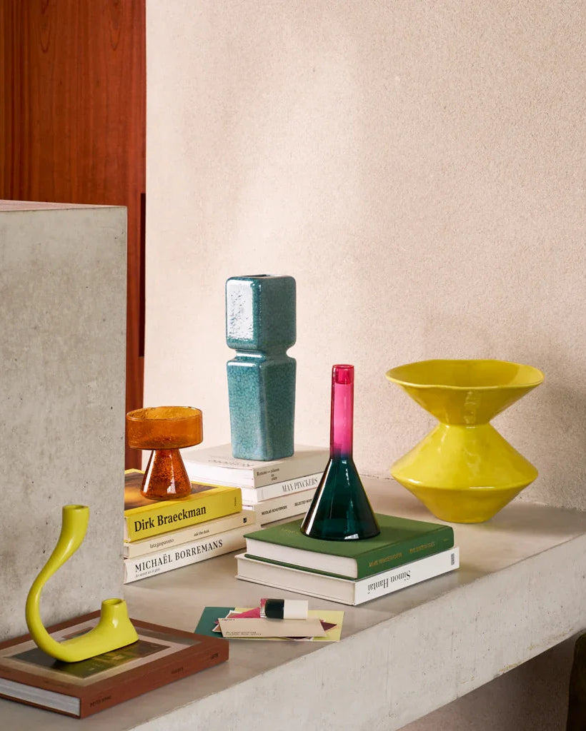 Zale - vaso in ceramica verde acido