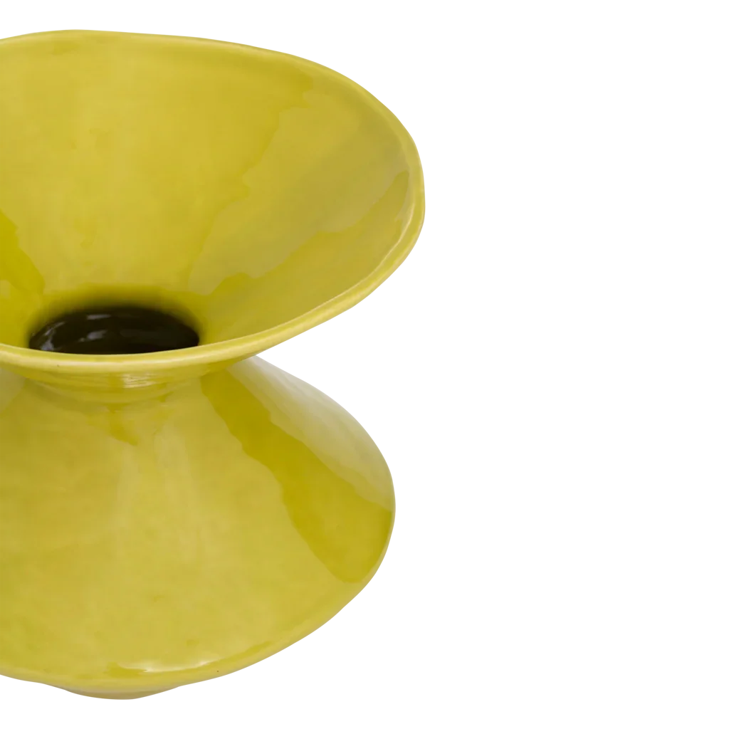 Zale - vaso in ceramica verde acido