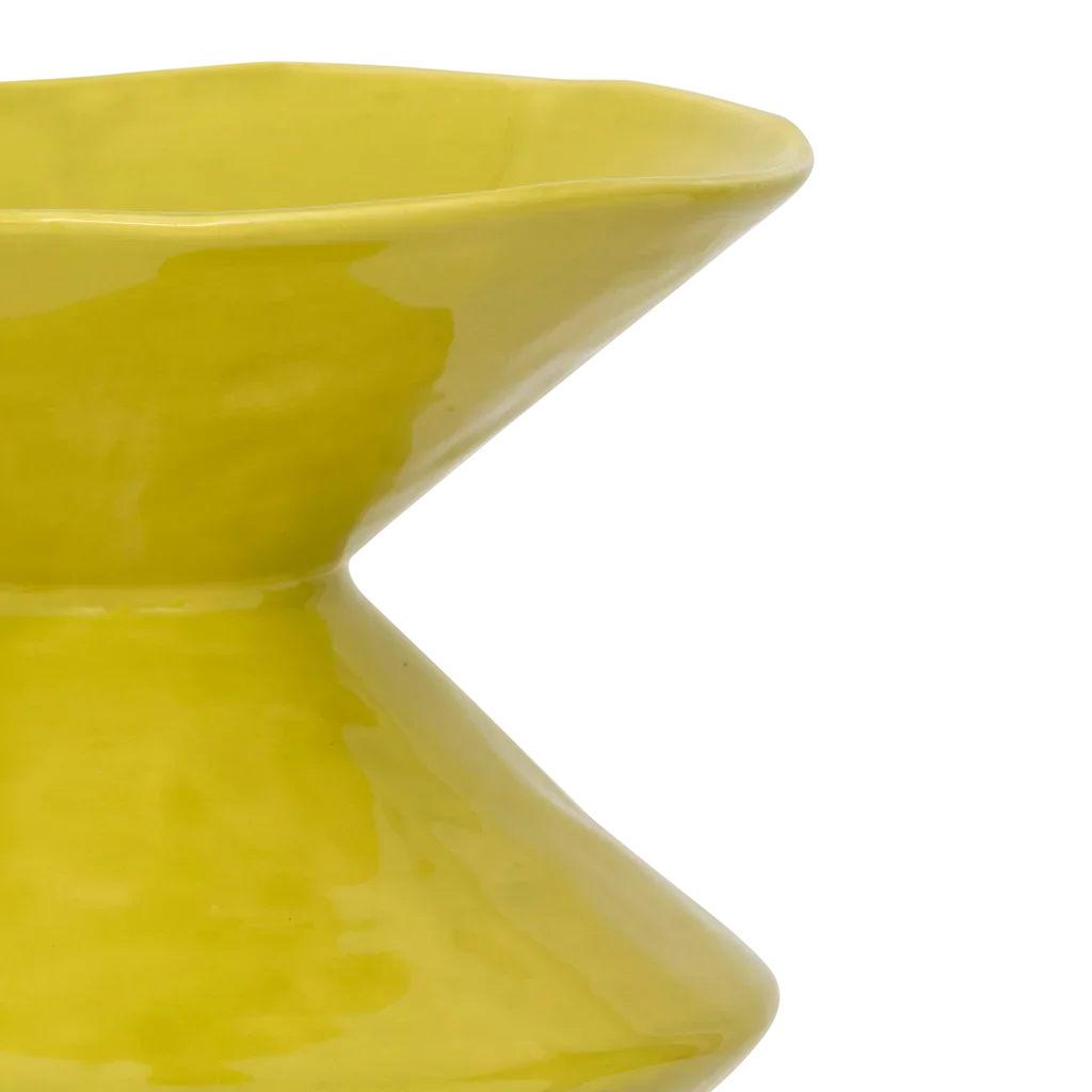 Zale - vaso in ceramica verde acido