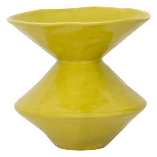 Zale - vaso in ceramica verde acido